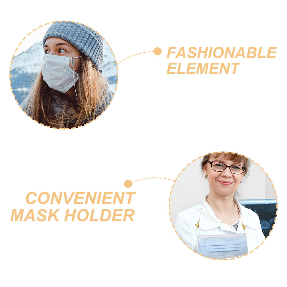 Kadınlar için 2 Adet Boncuklu  - Mask Chain Holder incelemesi ve fiyatı